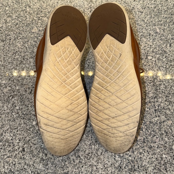 Cole Haan Men's Tan Leather Chukka Boots Size 10 - Picture 5 of 7